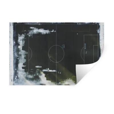 Produktbild von MuchoWow® Wandtattoo Wandsticker Wandaufkleber Stadion - Grün - Fußball 60x40 cm Selbstklebend und Repositionierbar - Wierderverwendbar - Selbstklebend