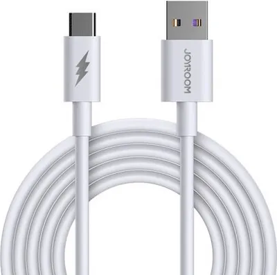 Produktbild von Joyroom Schnellladekabel USB - USB Typ-C Quick Charge Power Delivery 5A 45W weiß (1m)