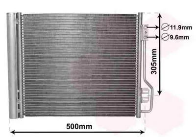 Immagine prodotto di Condensatore aria condizionata + essiccatore Van Wezel per Smart Fortwo Coupé + Cabrio 0.8 - 1.0 + CDi