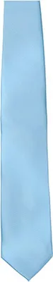 Produktbild von Satin Tie / 144 x 8,5cm /  Zu 100% von Hand genäht - Farbe: Light Blue - Größe: 144 x 8,5cm
