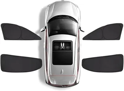 Imagen del producto de Juego de cortinas para protección solar, compatible con Tesla Model X, modelos a partir de 2023