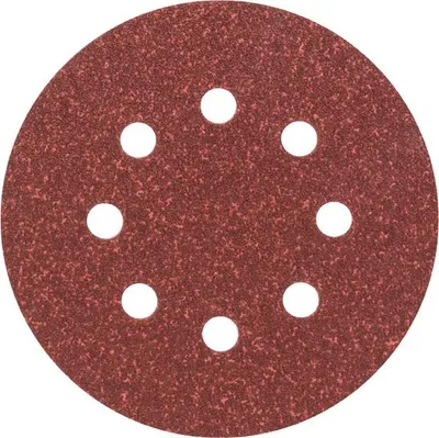 Produktbild von Schleifblatt-Set für Exzenterschleifer, 8 Löcher, 125 mm, K 60, 25er-Pack