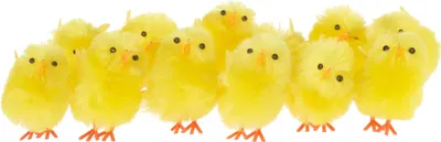 Produktbild von VBS Chenille Küken "Höhe 4 cm", 12 Stück
