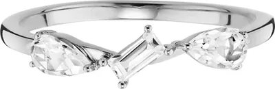 Produktbild von cai Ring 925/- Sterling Silber weiß 054 (17,2) Weißtopas weiß 132270826-1