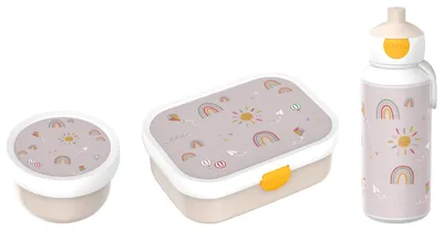 Produktbild von Mepal CAMPUS Lunchset 3-teilig - Sunshine & Rainbow (2026)