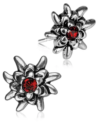 Produktbild von LUISIA® Edelweiß Ohrstecker "Emilia" mit Premium Kristallen | Light Siam / Rot