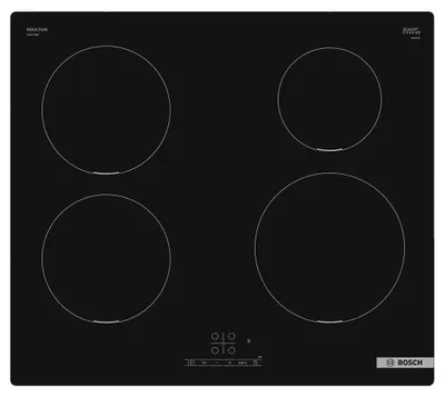Produktbild von Bosch Serie 4 PUE611BB5D Kochfeld Schwarz Integriert 59.2 cm Zonen-Induktionskochfeld 4 Zone(n)