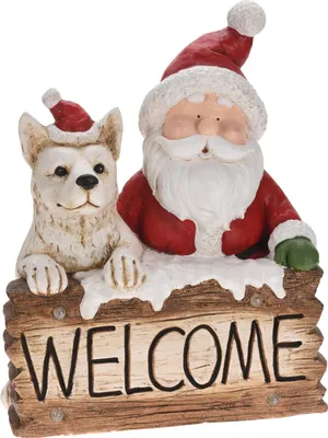 Immagine prodotto di Decorazione natalizia WELCOME con illuminazione a LED e musica