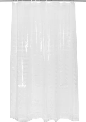 Produktbild von Duschvorhang mit 12 Ringe zur Befestigung, 180x200 cm, transparent