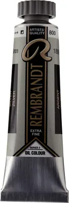 Immagine prodotto di Vernice ad olio Rembrandt in tubetto 15 ml, argento 800