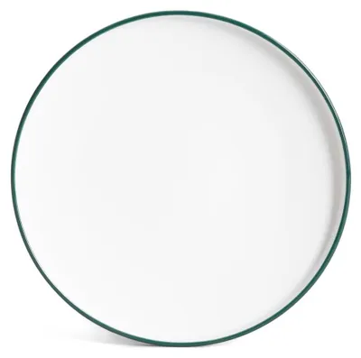 Obrázok produktu pre HOMLA BLYDE Dezertný tanier so zeleným okrajom, 20 cm