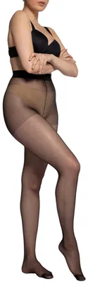 Produktbild von Ulla Popken Damen Strumpfhose classic schwarz 56/58