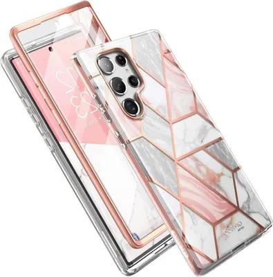 Produktbild von i-Blason Cosmo GALAXY-S22ULTRA- -SP-MARBLE, Cover, Samsung, Galaxy-S22Ultra, 17,3 cm (6.8"), Pink