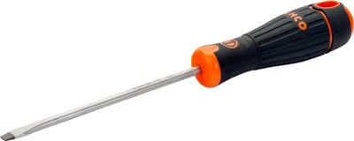 Produktbild von BahcoFIT Schraubendreher für Schlitzschrauben mit 2-Komponenten-Griff 1,2 mm x 6,5 mm x 125 mm