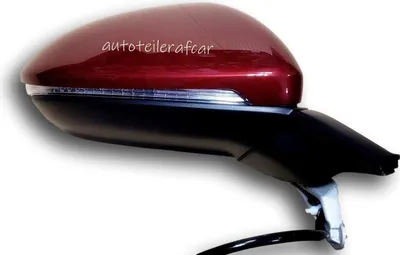 Produktbild von Außenspiegel Spiegel rechts elektrisch für Für VW GOLF VII 2012 - 21 rot LA3R
