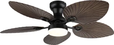 Produktbild von Energiespar Deckenventilator mit LED Beleuchtung und Fernbedienung Elise Schwarz