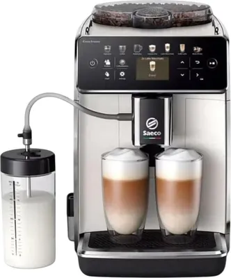 Produktbild von Saeco GranAroma Kaffeevollautomat, 14 Kaffeespezialitäten, 4 Profile, TFT-Display, Weiß (SM6580/20)