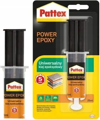 Produktbild von Pattex Reparatur Epoxidkleber 5min Zwei Komponenten Transparent Innen Außen