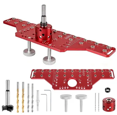 Immagine prodotto di Modello per fori 2-in-1 per supporti di scaffali - in alluminio