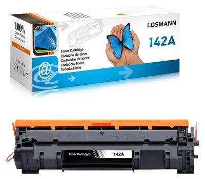 Immagine prodotto di Toner LOSMANN 142A con chip, compatibile con HP 142A W1420A, per stampanti HP LaserJet MFP M140w, M110w, M110 MFP, M140 MFP, M139w, M139, 142X W1420X (1 nero)