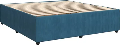 Produktbild von Bettgestell Blau 180x200 cm Samt