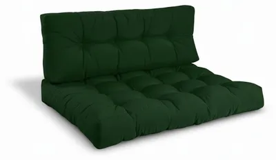 Immagine prodotto di Beautissu Cuscini per panche da esterno 1x cuscino seduta e 1x cuscino schienale, verde