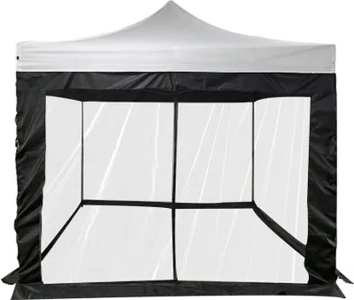 Produktbild von Moskitonetz für Pavillon 3x3 Mobili Rebecca Banyan 240x1200 cm Polyester Schwarz Montage erforderlich