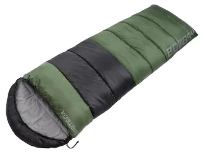 Produktbild von Meteor - Schlafsack "Bombay" PP3789 (Einheitsgröße) (Schwarz/Dunkelgrün)