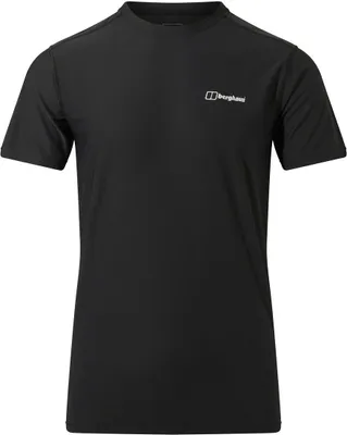 Schwarzes T-Shirt von Berghaus aus der Kollektion "24/7 Tech Basecrewss" für Herren.