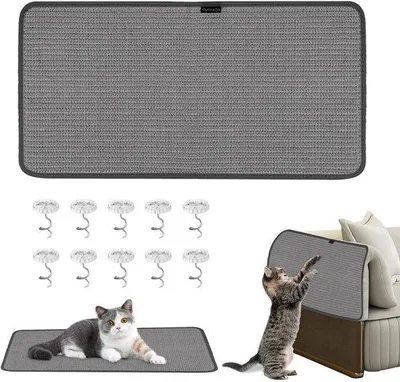 Image de Tapis de protection pour meubles - 1 pièce - sisal - 20 x 60 cm