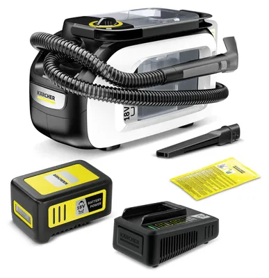 Produktbild von Kärcher Waschsauger SE 3-18 Compact Home Battery Set, Weiß, 18V Akku, 1.7L Tank