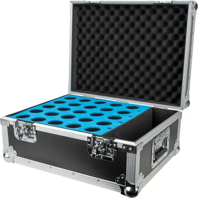Obrázek produktu pro Showgear Pro Case pro 25 mikrofonů Profesionální pouzdro pro 25 mikrofonů