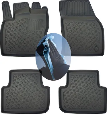 Produktbild von Z509974 TPE-Gummifußmatten kompatibel mit  VW Tiguan 2WD Vorderradantrieb 2 AD Steilheck Geländewagen SUV 5-türer 2016-
