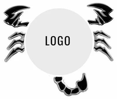 Image de adhésif Dekorativ logo Fun Skorpion