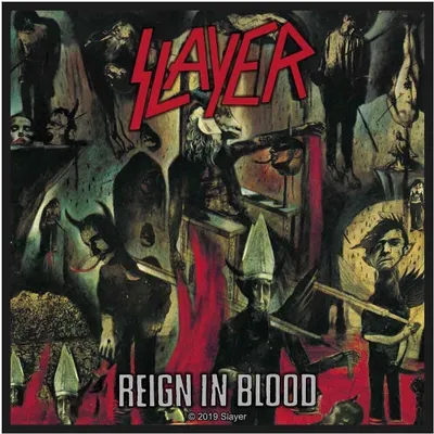 Zdjęcie produktu dla Slayer Reign In Blood Naszywka 100 x 100 mm