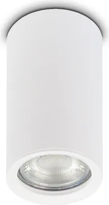 Produktbild von Aufbauspot GU10 Deckenspot 230V Deckenlampe Weiss Rund Ø56mm x 100mm Aufbaustrahler Deckenleuchte Strahler ROLLER.A