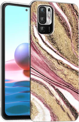 Immagine prodotto di Custodia per Xiaomi Redmi Note 10 5G Cover protettiva Marble Motif Custodia per telefoni cellulari Silicone Slim Cover