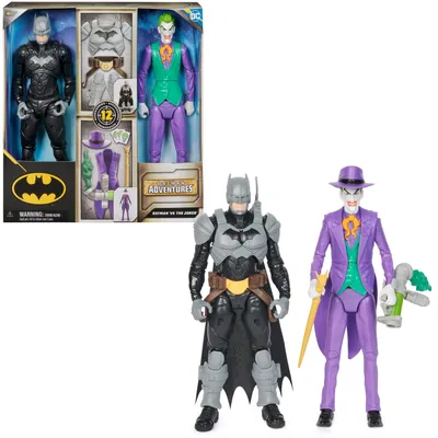 Produktbild von Batman Adventures - Batman vs The Joker (2er Set, 30 cm)