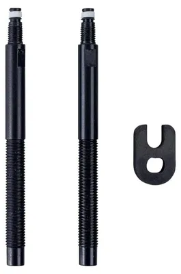 Productafbeelding van Ventielverlenger Presta 70 mm - 2 stuks - Met sleutel