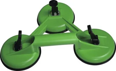 Produktbild von Hufa Fliesenleger Platten Saugheber 3-fach Kunststoff Ø 112mm 100Kg
