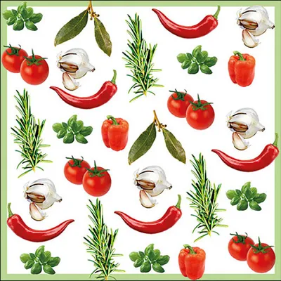 Immagine prodotto di Tovaglioli 33x33 cm - Italian vegetables