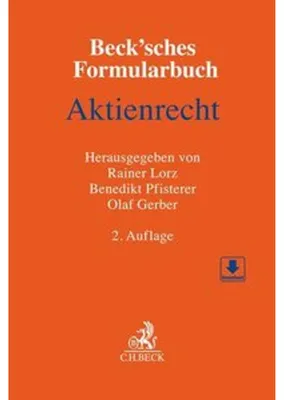 Produktbild von Beck'sches Formularbuch Aktienrecht