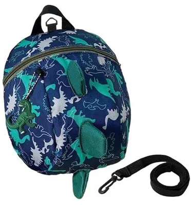 Produktbild von Kinderrucksack mit Sicherheitsgurt - Blau