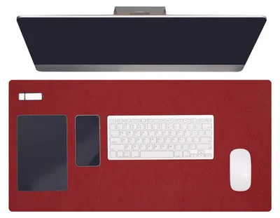Obrázek produktu pro Velká podložka pod psací stůl z filcu – protiskluzová podložka pod notebook a pro hraní her