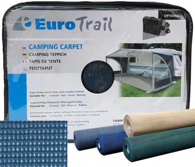 Obrázok produktu pre Eurotrail ETGS00280005, Koberec, Polyvinylchlorid (PVC), Modrá, 500 g/m², 2500 mm, 3000 mm