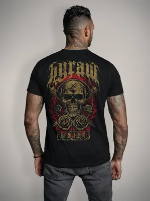 Produktbild von Hyraw T-Shirt - Knives & Roses L