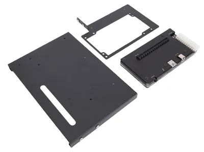 Image de Station d'accueil pour carte graphique - Station d'accueil pour GPU externe avec emplacement PCIe 16x, interface ATX 24 broches, câble de données de 1 m et support ATX