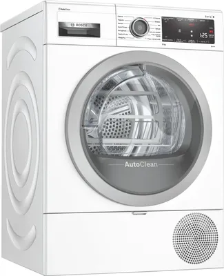 Immagine prodotto di Bosch Serie 8 Asciugatrice a pompa di calore , 9 kg, Cl. A+++, con Sistema AutoClean