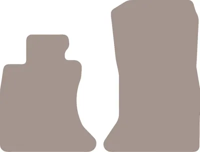 Image de Tapis de sol en velours pour BMW 5 F11 xDrive break, touring (2010-2013) - tapis de sol avant LUX beige (2 pièces)