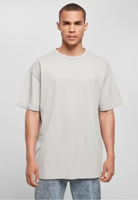 Produktbild von Urban Classics TB3085 | Organic Basic Tee Herren T-Shirt - Farbe: lightasphalt - Größe: XXL